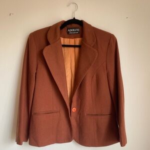 Adolfo wool blazer